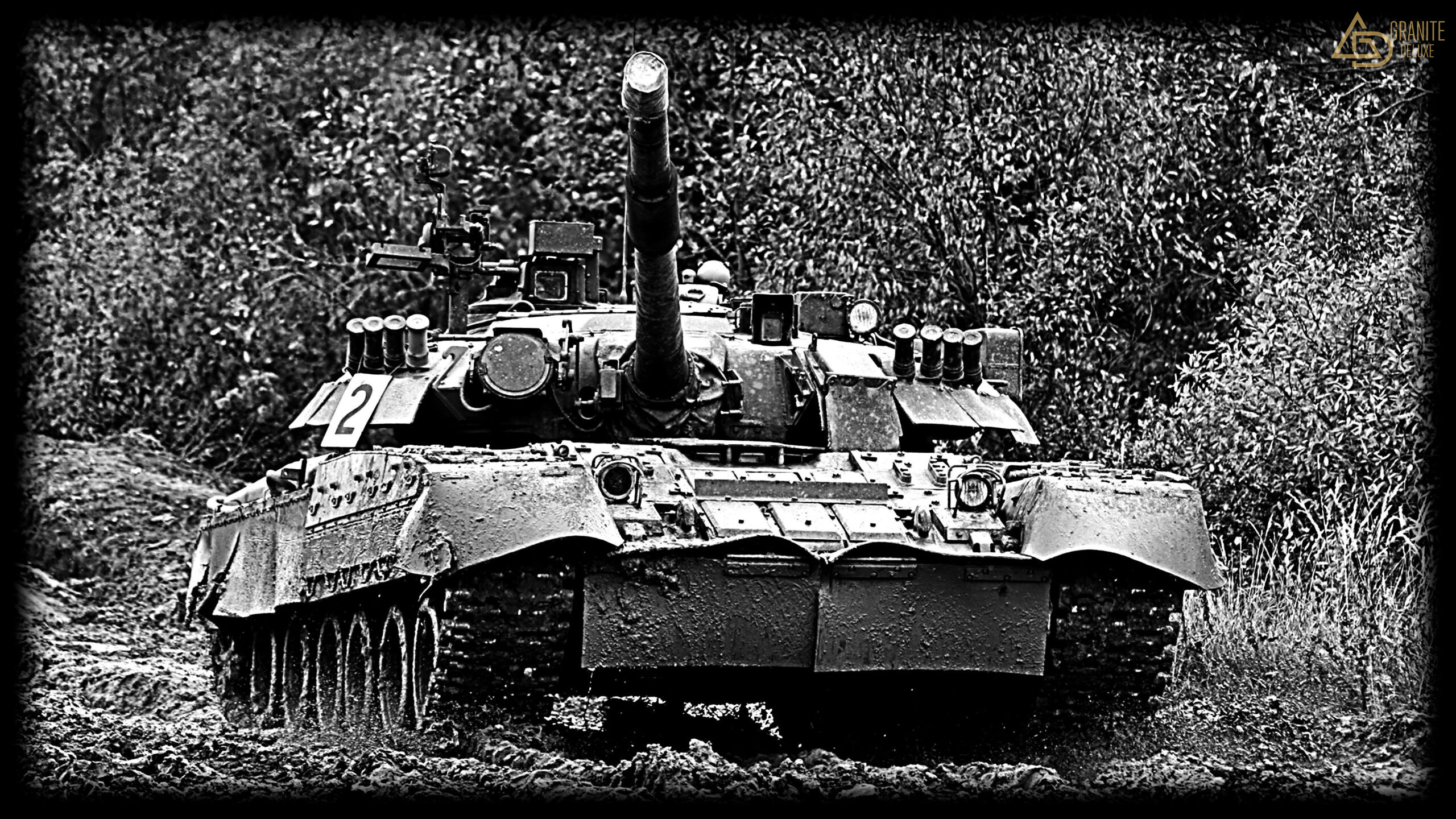 Изображение танка для гравировки 804