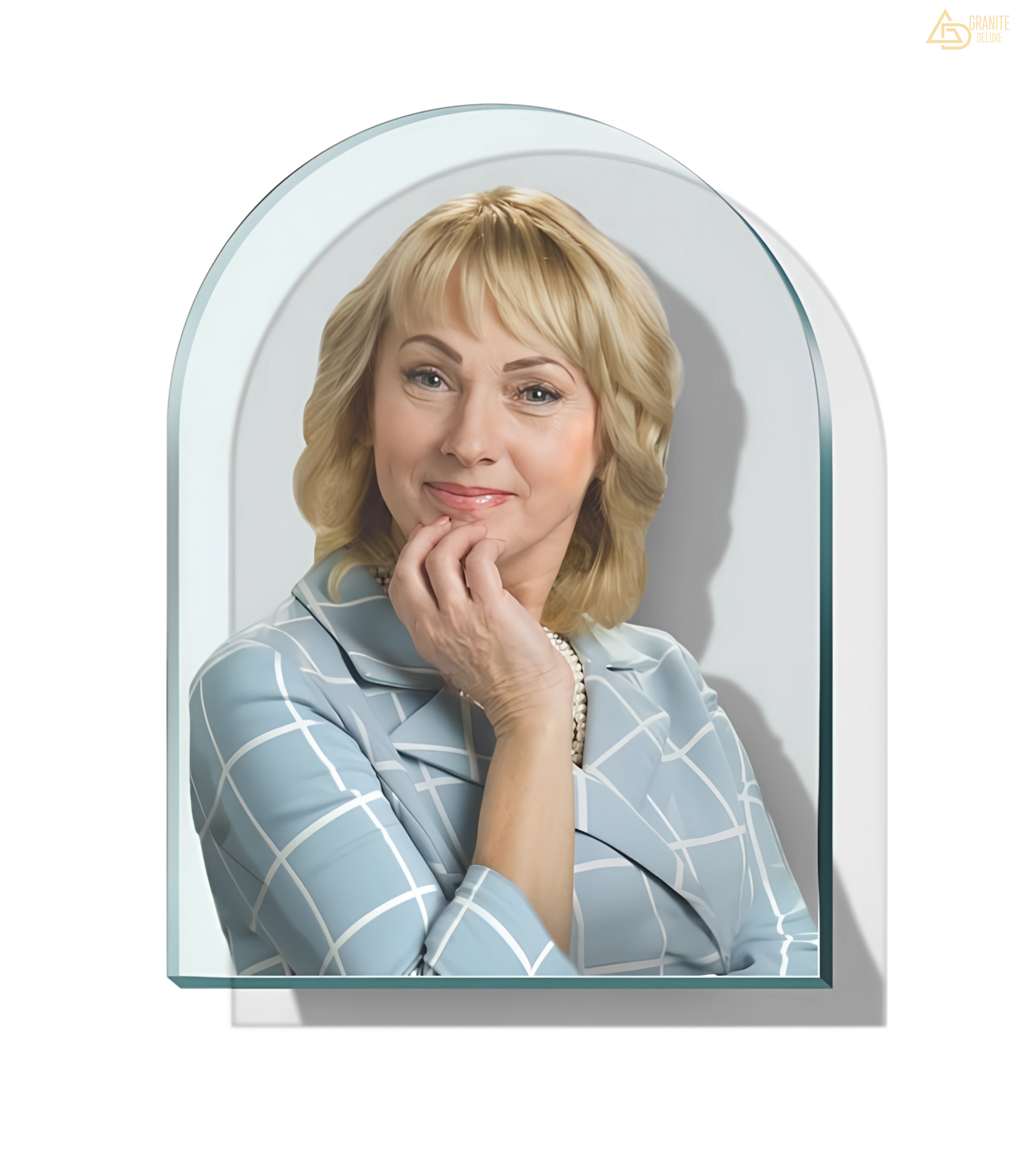 Фотомедальон из стекла №859