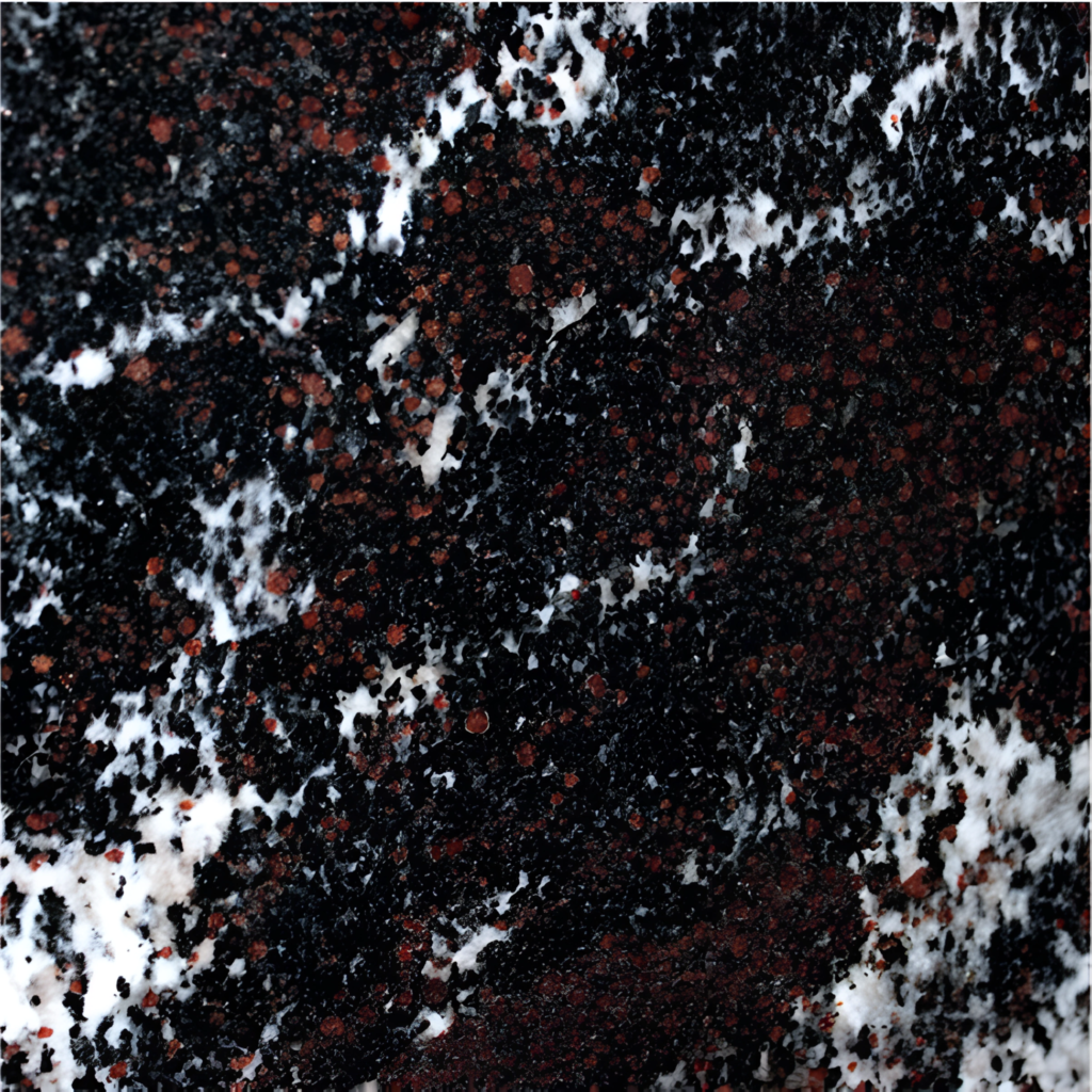 Гранатовый амфиболит (Карелия, Россия)