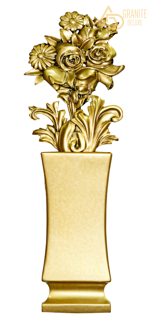 Декоративный элемент на памятник «Ваза с цветами» 974