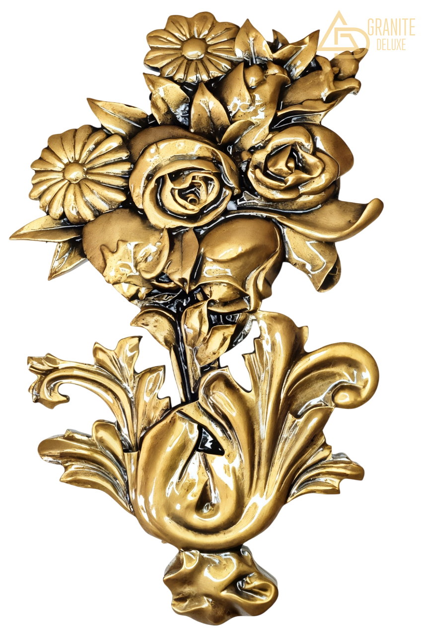 Декоративный элемент на памятник «Букет» 973