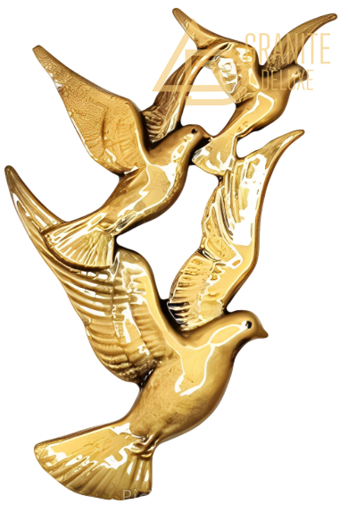 Скульптура ритуальная «Голуби» 1012