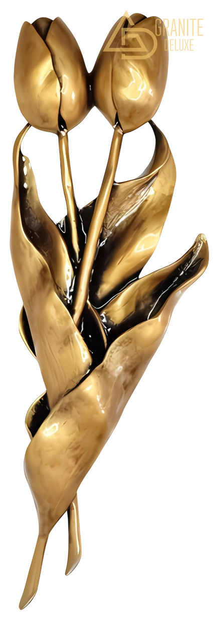 Декоративный элемент на памятник «Тюльпаны» 978