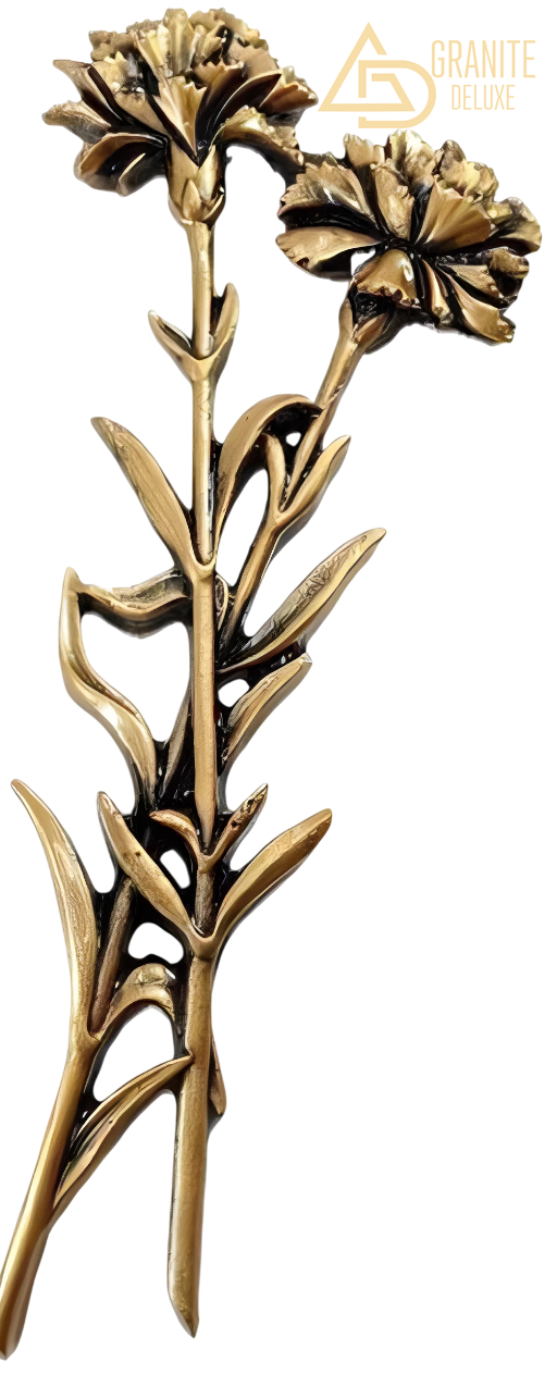 Декоративный элемент на памятник «Гвоздики» 981