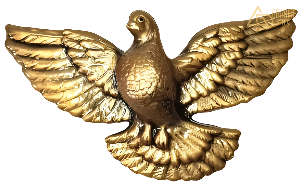 Скульптура ритуальная «Голубь» 1006