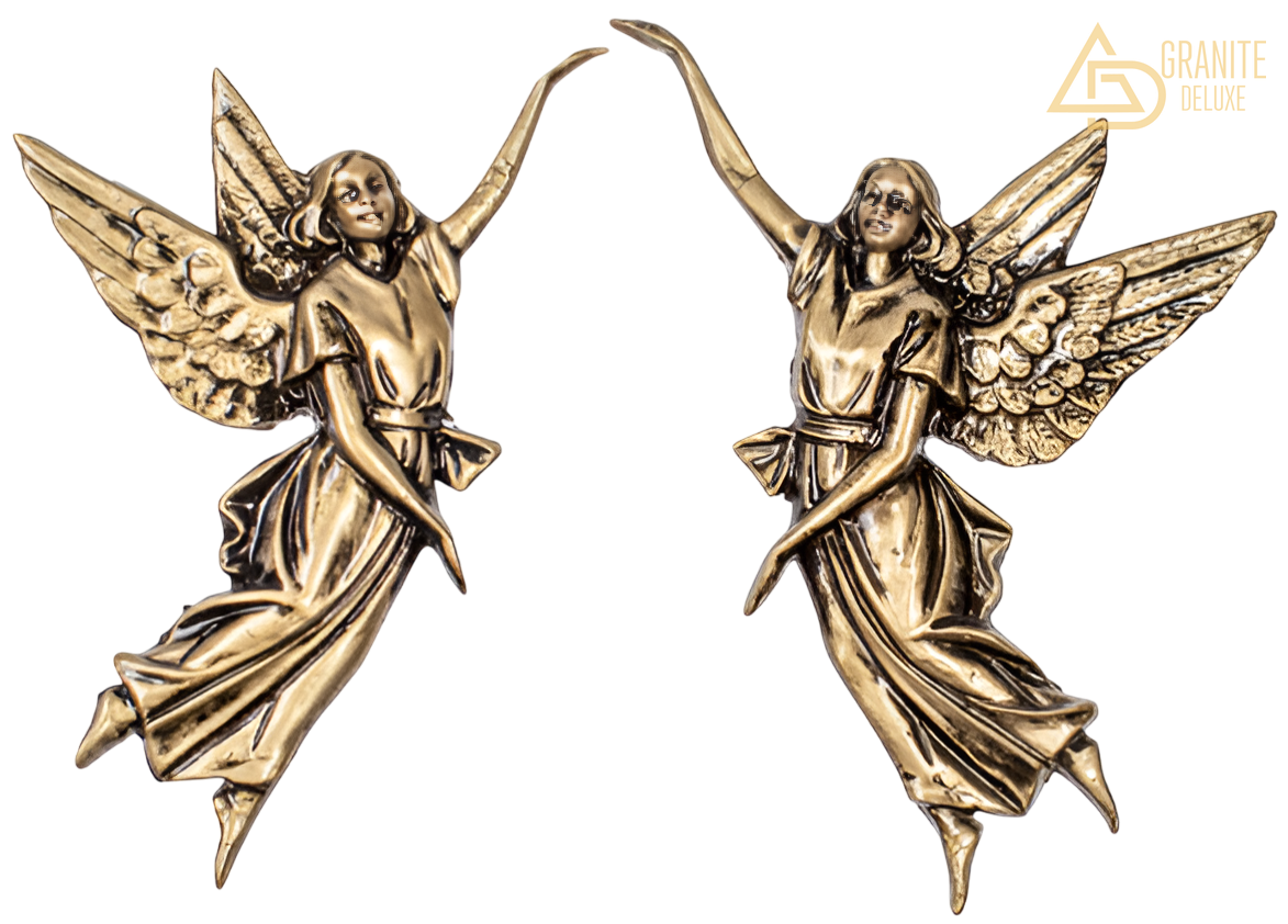 Скульптура ритуальная «Девочки ангелы» 991