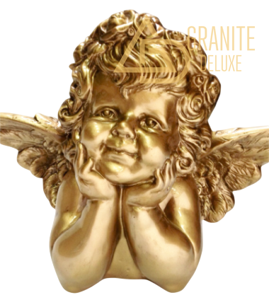 Скульптура ритуальная «Ангелочек мечтатель» 994