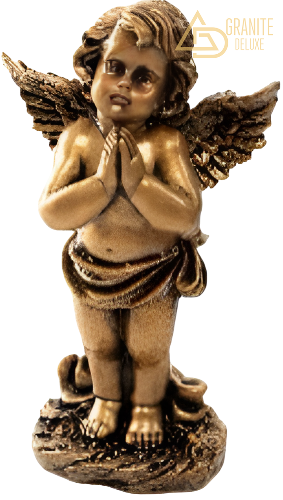 Скульптура ритуальная «Молящийся Ангелок» 998