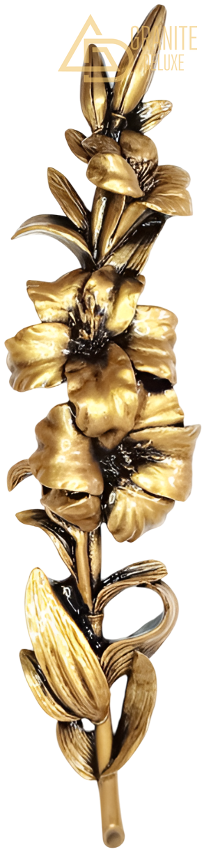 Декоративный элемент на памятник «Веточка гладиолуса» 989