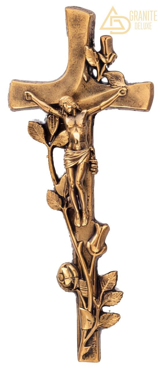 Крест католический с полимерным покрытием 1039