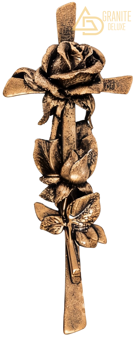 Крест католический с полимерным покрытием 1040