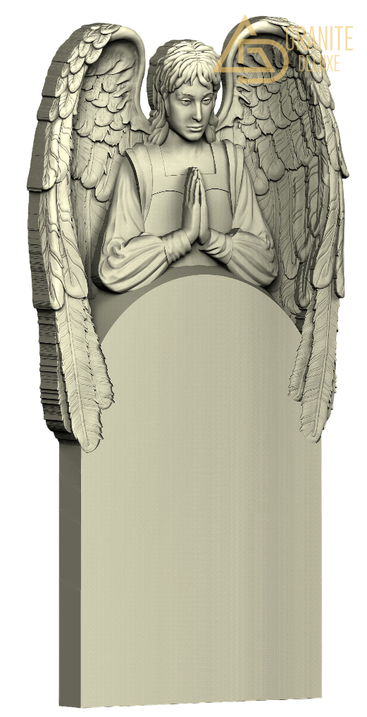 Резной памятник «Ангел-хранитель» 1081