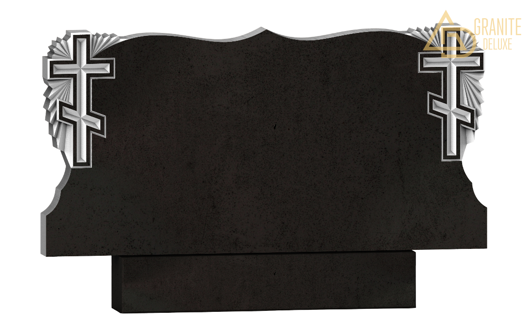 Резной памятник «Два креста» 1169