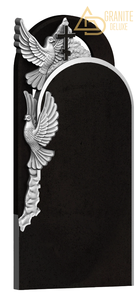 Резной памятник «Голуби мира» 1184