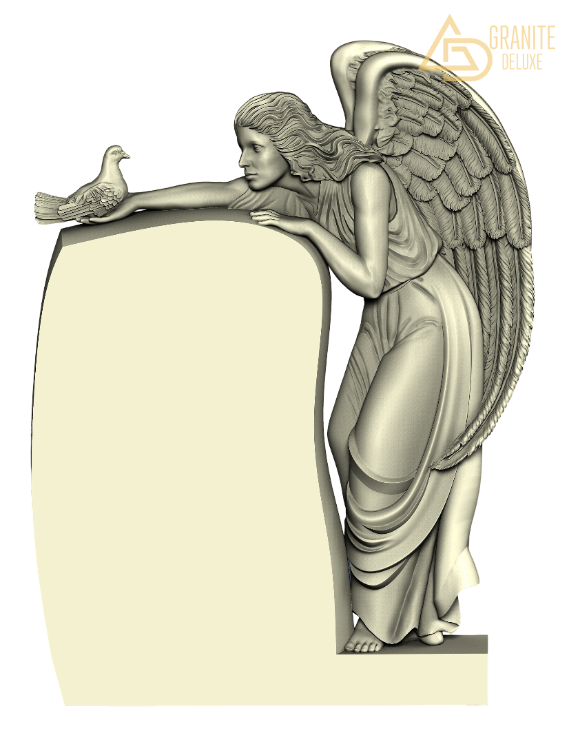 Резной памятник «Вестник покоя» 1089