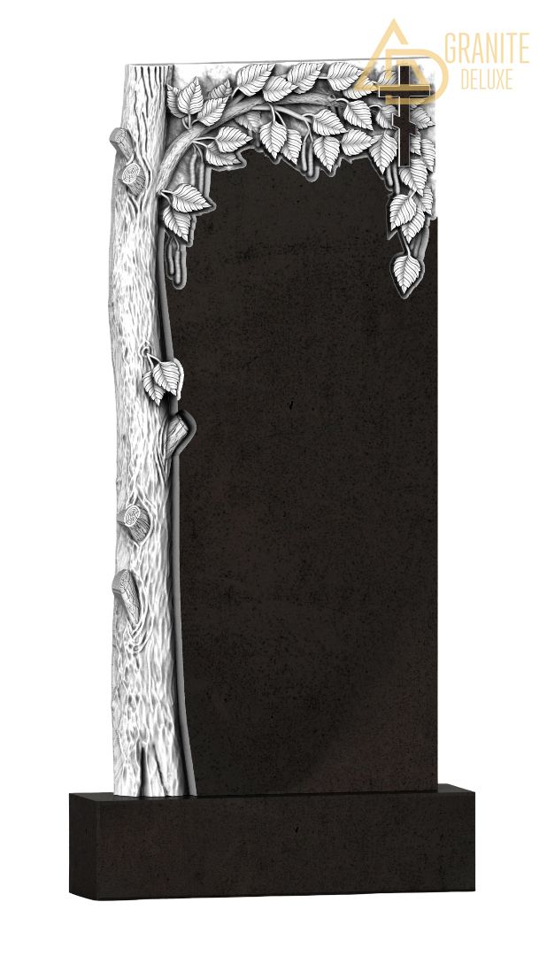 Резной памятник «Древо и крест» 1111