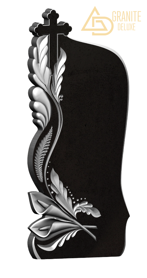 Резной памятник «Под лиственным покровом» 1133