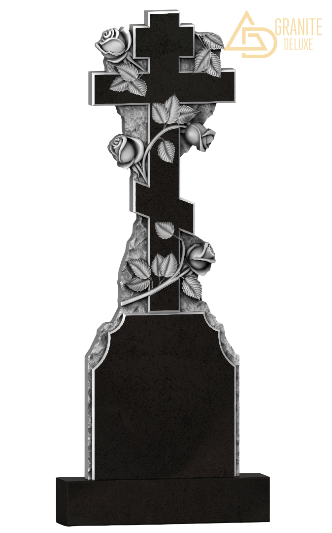 Резной памятник «Обвитый крест» 1156