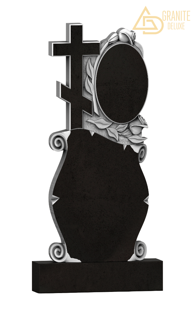 Резной памятник «Роза памяти» 1162