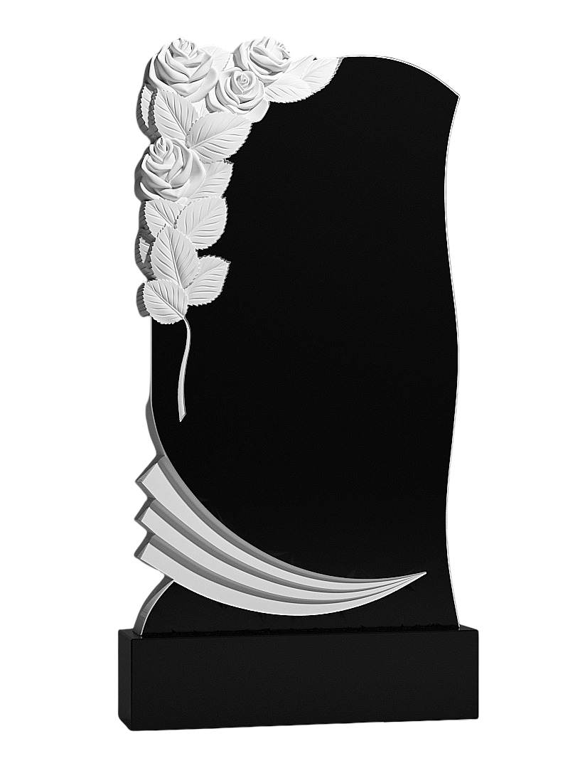 Резной памятник «Угол роз» 1466