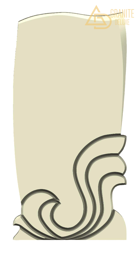 Резной памятник «Тонкие узоры» 1222