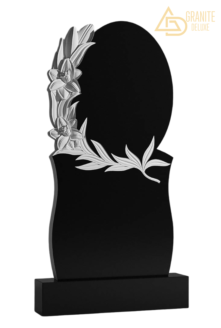 Резной памятник «Цветы памяти» 1342