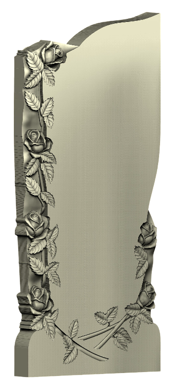 Резной памятник «Цветущая память» 1718