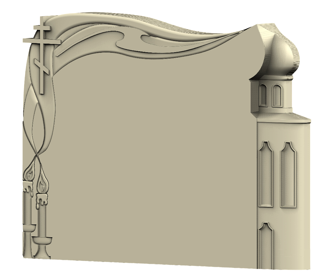 Резной памятник «Святая обитель» 1717