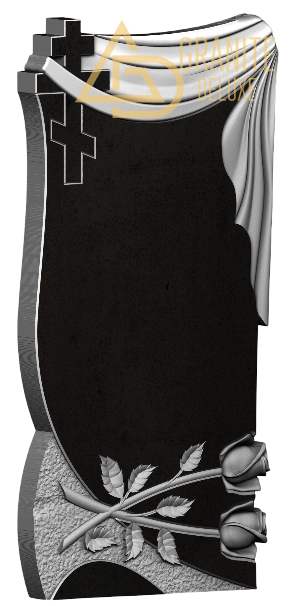 Резной памятник «Покров и розы» 1288