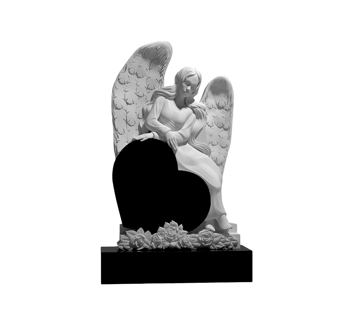 Резной памятник «Ангел у стелы» 1471