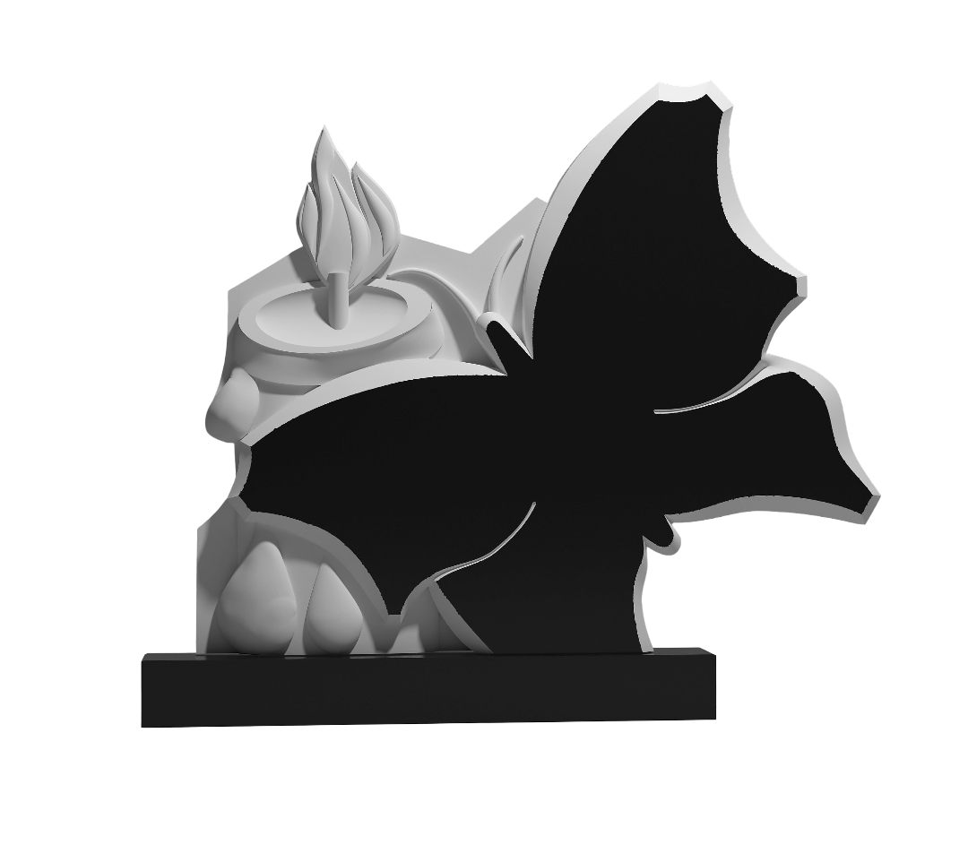 Резной памятник «Пламя души» 1500