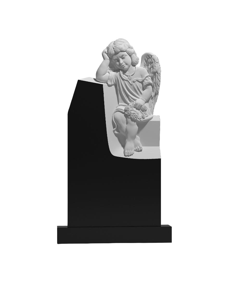 Резной памятник «Детская задумчивость» 1463