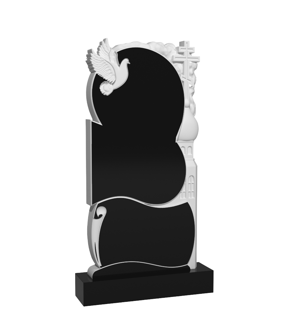 Резной памятник «Часовня и голубь» 1690