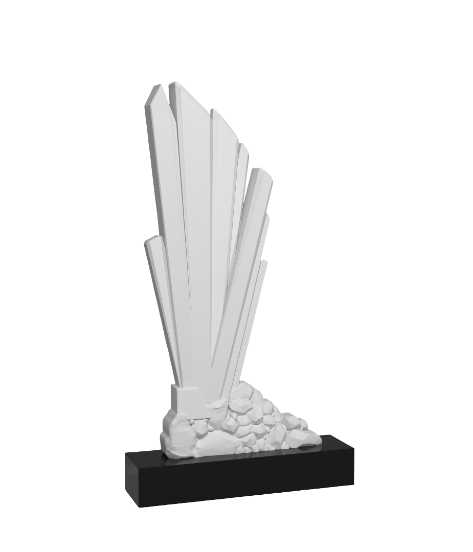 Резной памятник «Кристаллы памяти» 1689