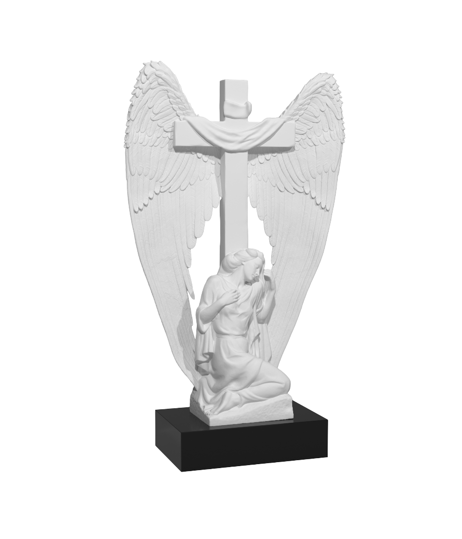 Резной памятник «Крылатая молитва» 1687