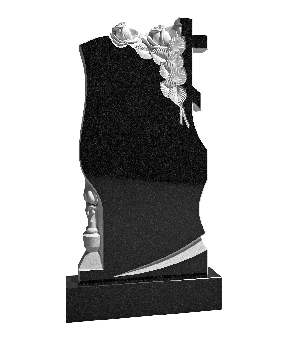 Резной памятник «Цветочный каскад» 1667