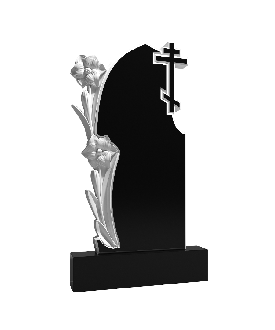 Резной памятник «Цветы веры» 1654