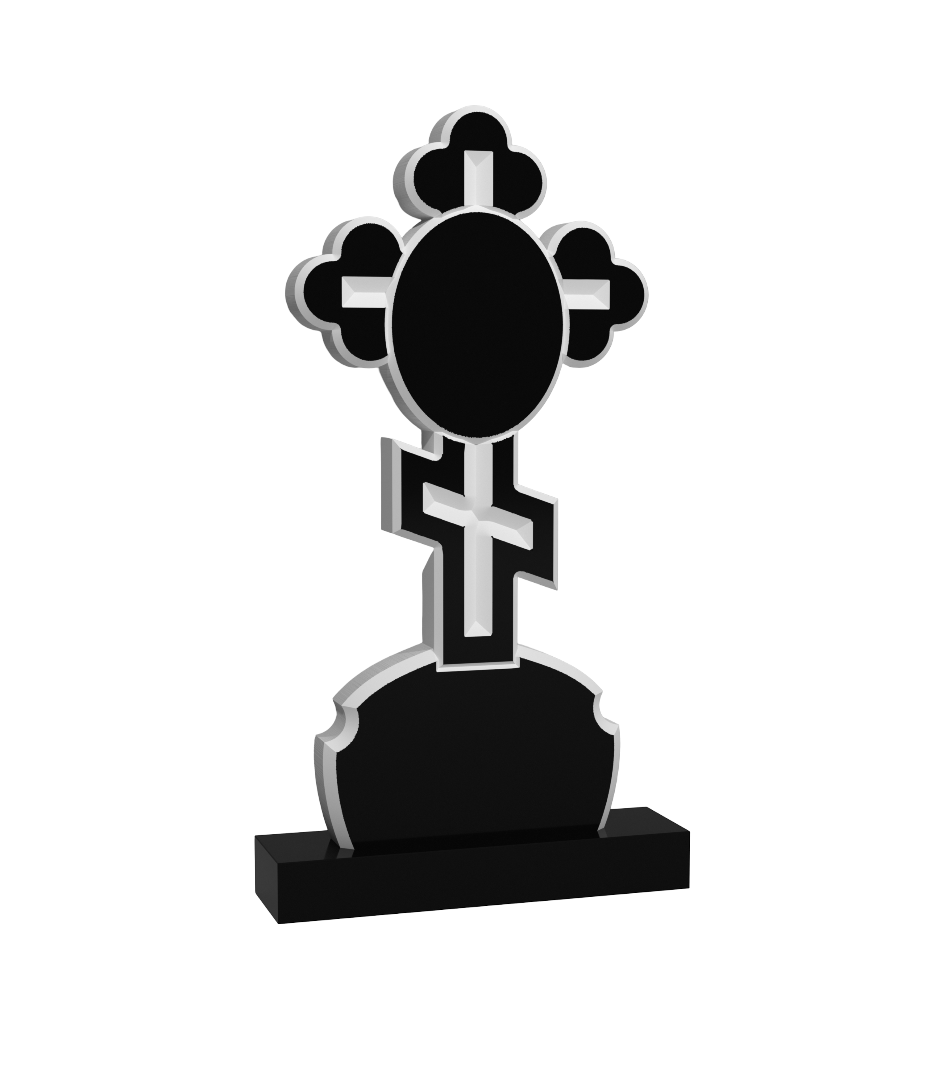 Резной памятник «Память в кресте» 1476