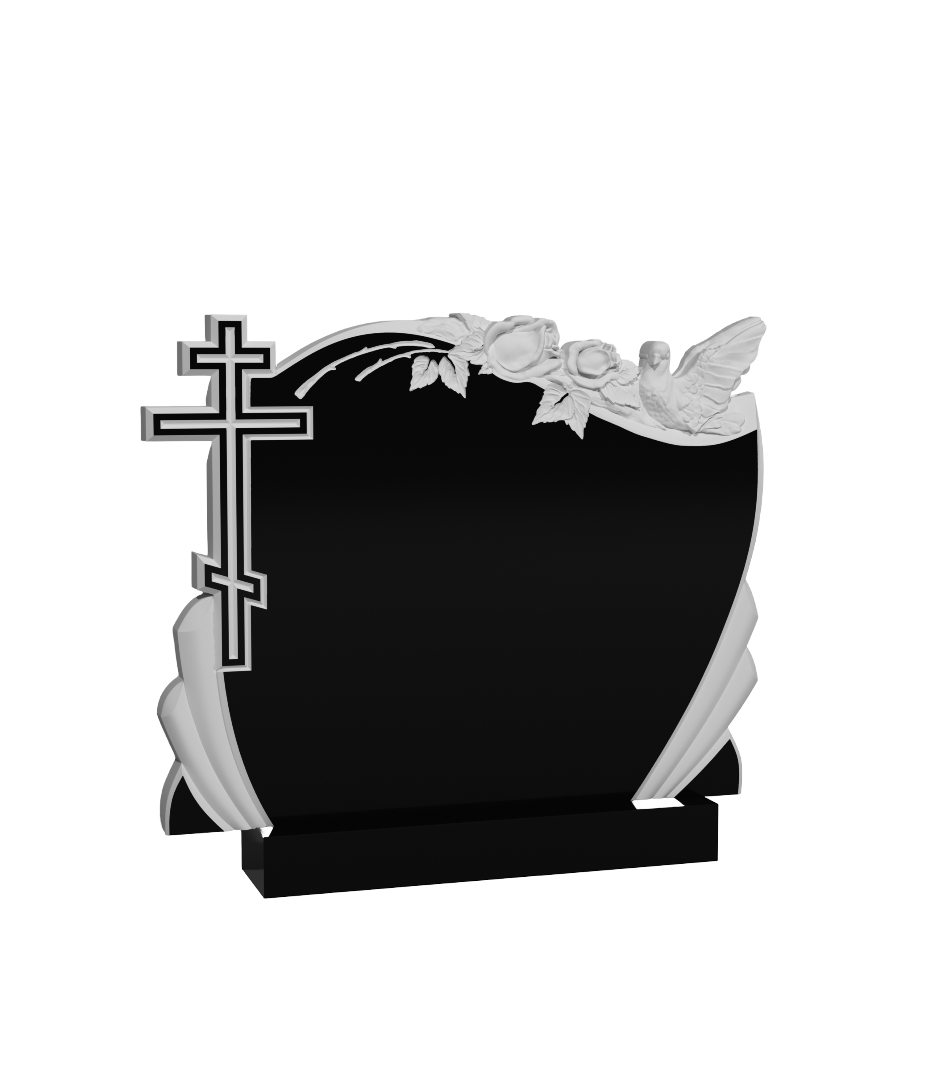 Резной памятник «Голубь и розы» 1639