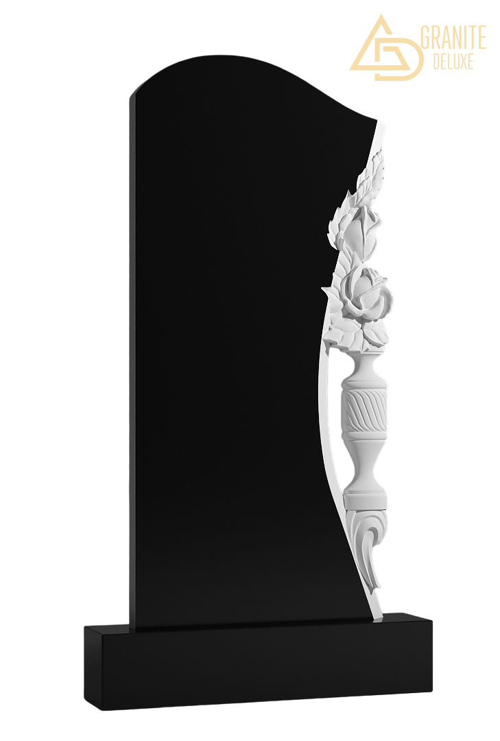 Резной памятник «Высокая ваза» 1369