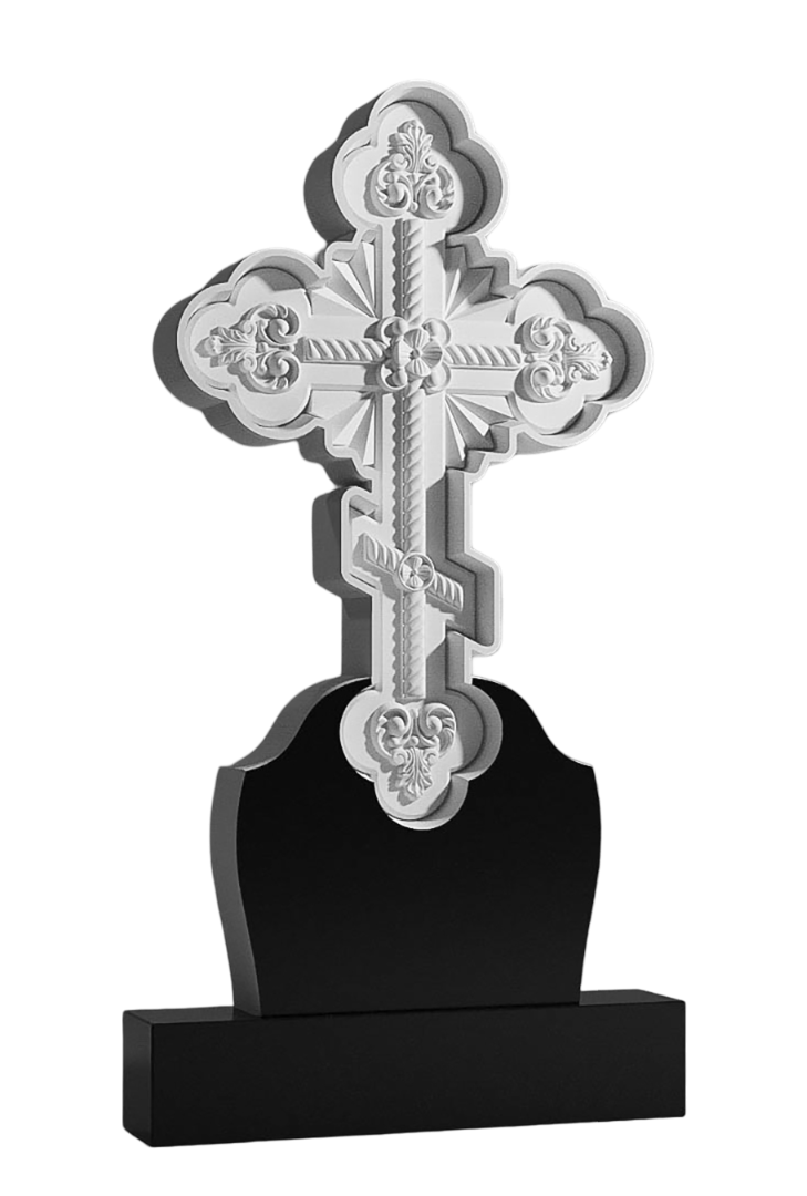 Резной памятник «Узорный символ» 1406