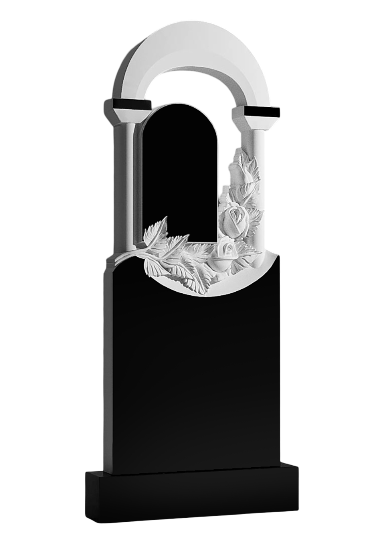 Резной памятник «Арка с розами» 1417